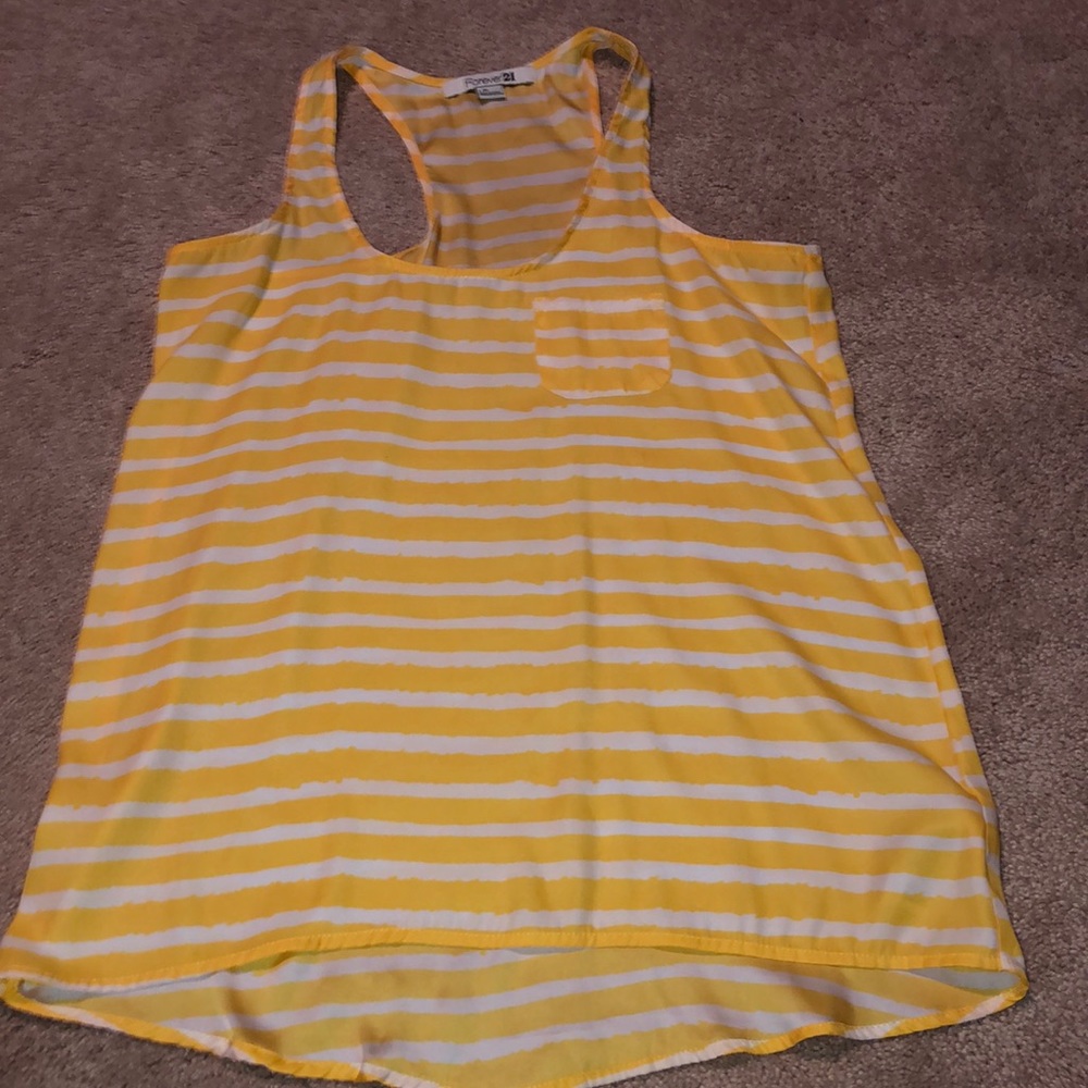 NWOT striped pocket tee